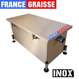 Bac à graisse restaurant 160 Couverts/jour - 80L - Inox sous plonge ou sous évier (Gamme PREMIUM)