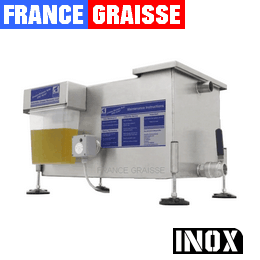 bac à graisse automatique restaurant 100 couverts jour inox professionnel - 95L