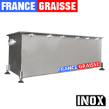 bac à graisse cave-extérieur 600 couverts jour inox professionnel - 700L