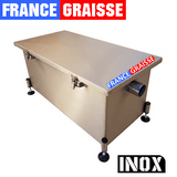 Bac à graisse restaurant 160 Couverts/jour - 80L - Inox sous plonge ou sous évier (Gamme PREMIUM)